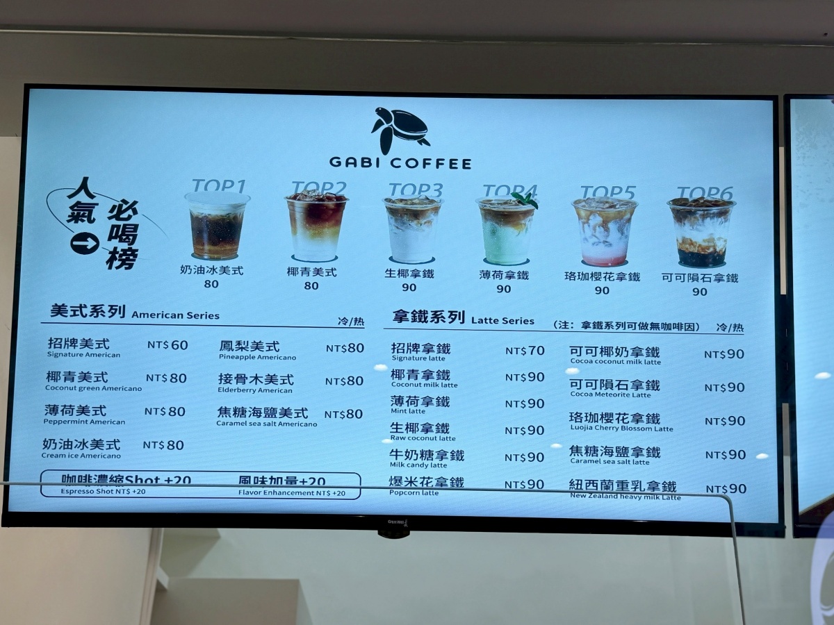 【台北咖啡推薦】GABI COFFEE 嘎逼(博愛店)買杯咖啡哄自已上班吧,不用百元的外帶特調咖啡,上班族醒腦推薦薄荷拿鐵、生椰拿鐵還有奶油冰美式還有外送 - 第5張圖 【台北咖啡推薦】GABI COFFEE 嘎逼(博愛店)買杯咖啡哄自已上班吧,不用百元的外帶特調咖啡,上班族醒腦推薦薄荷拿鐵、生椰拿鐵還有奶油冰美式還有外送